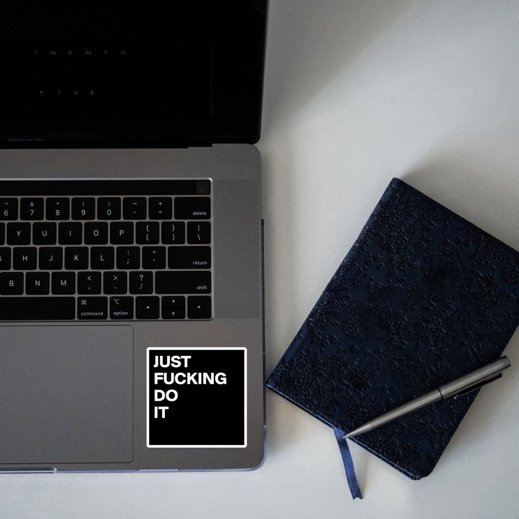 ZERO EXCUSES STICKER - stickyfunk premium stickers