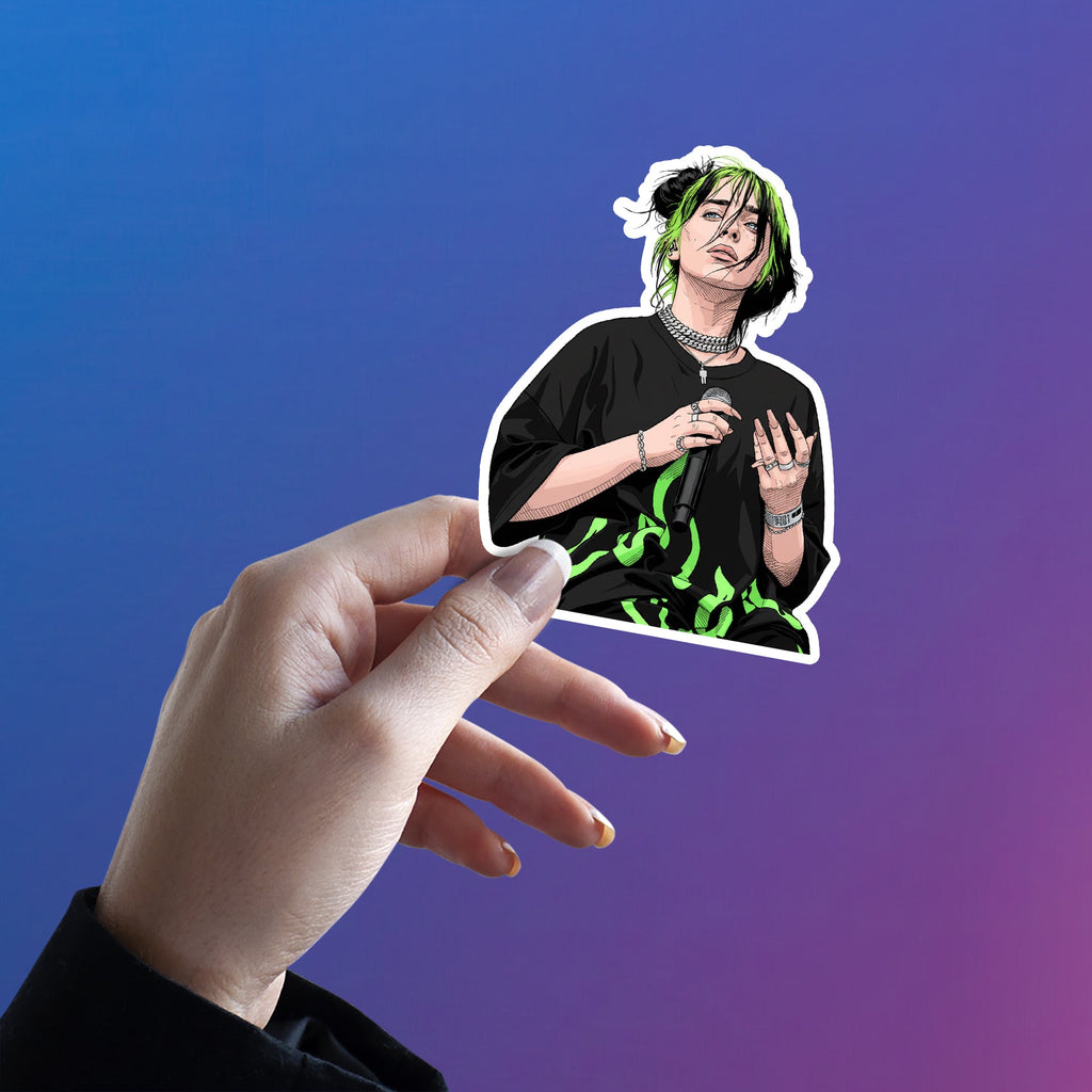 BILLIE EILISH - NEON NOIR STICKER