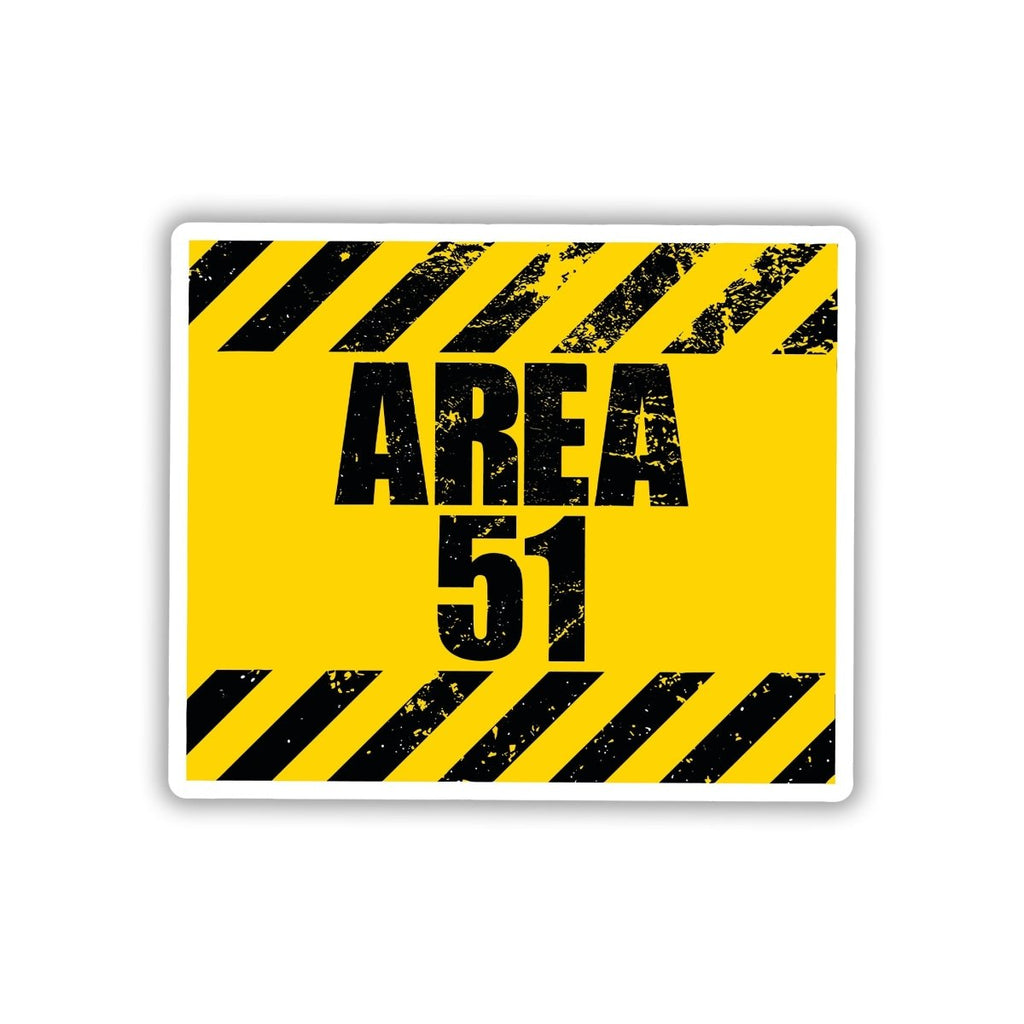 CAUTION ZONE STICKER - stickyfunk premium stickers