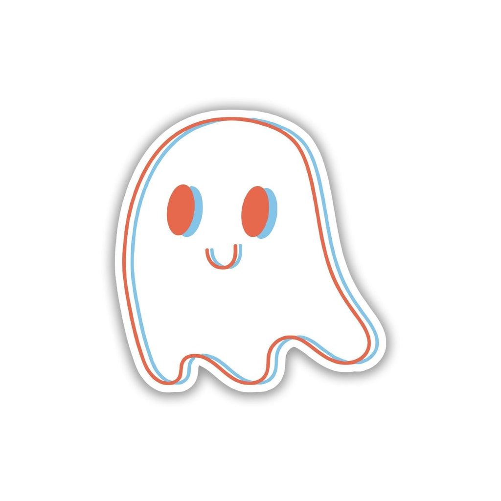 CASPER SMILE STICKER - stickyfunk premium stickers