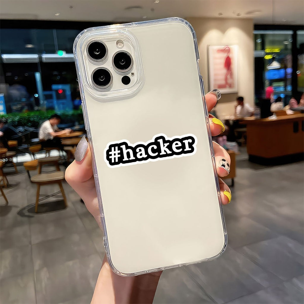 THE HACKER TAG STICKER - stickyfunk premium stickers