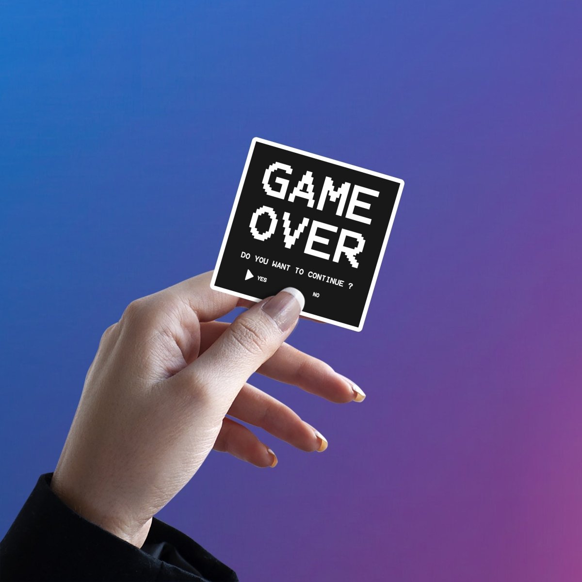 EXISTENTIAL CRISIS SIMULATOR STICKER - stickyfunk premium stickers