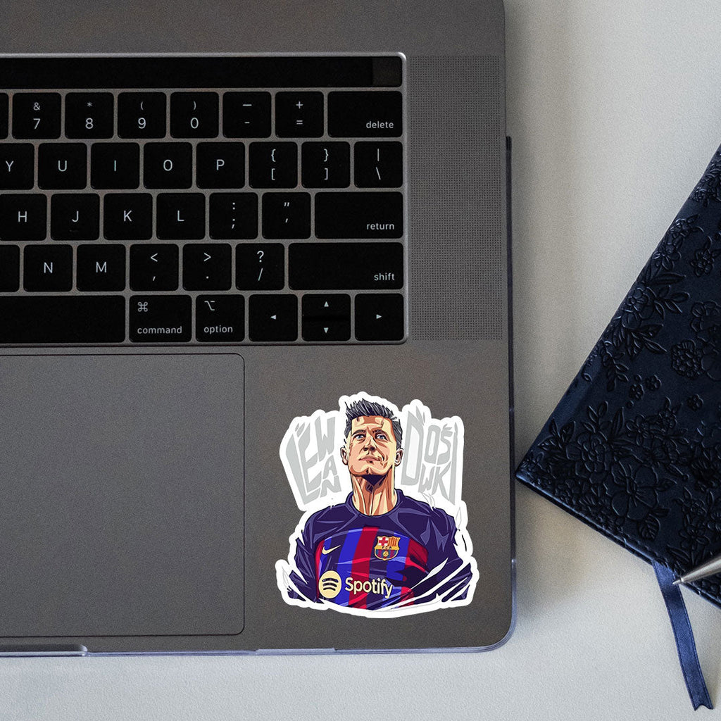 Robert Lewandowski STICKER - stickyfunk premium stickers