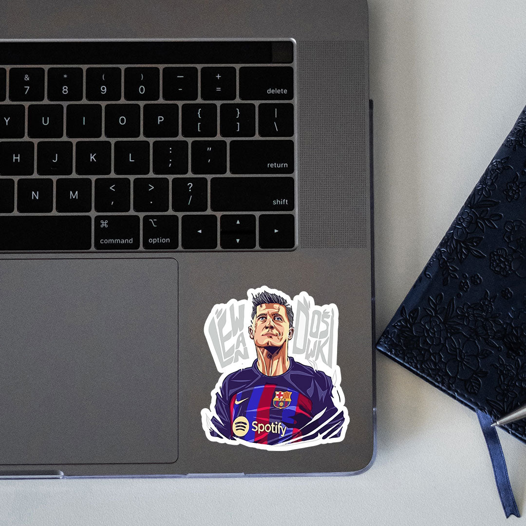 Robert Lewandowski STICKER - stickyfunk premium stickers