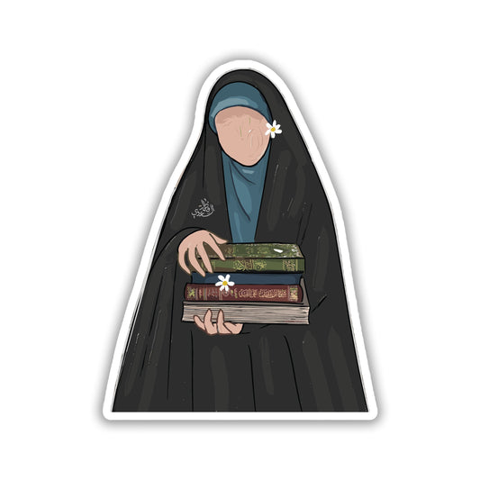 Muslim Girl Sticker - Hizab Sticker 5