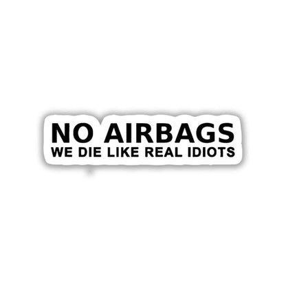 NO AIR BAG STICKER - stickyfunk premium stickers