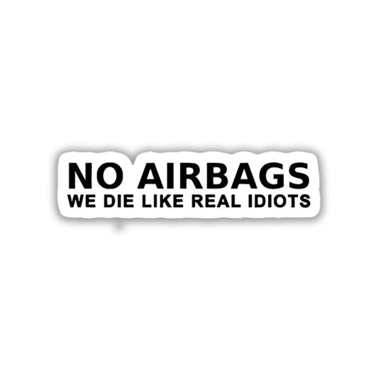 NO AIR BAG STICKER