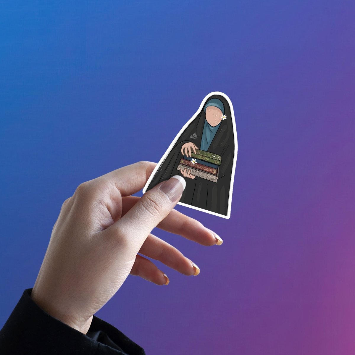 Muslim Girl Sticker - Hizab Sticker 5 - stickyfunk premium stickers