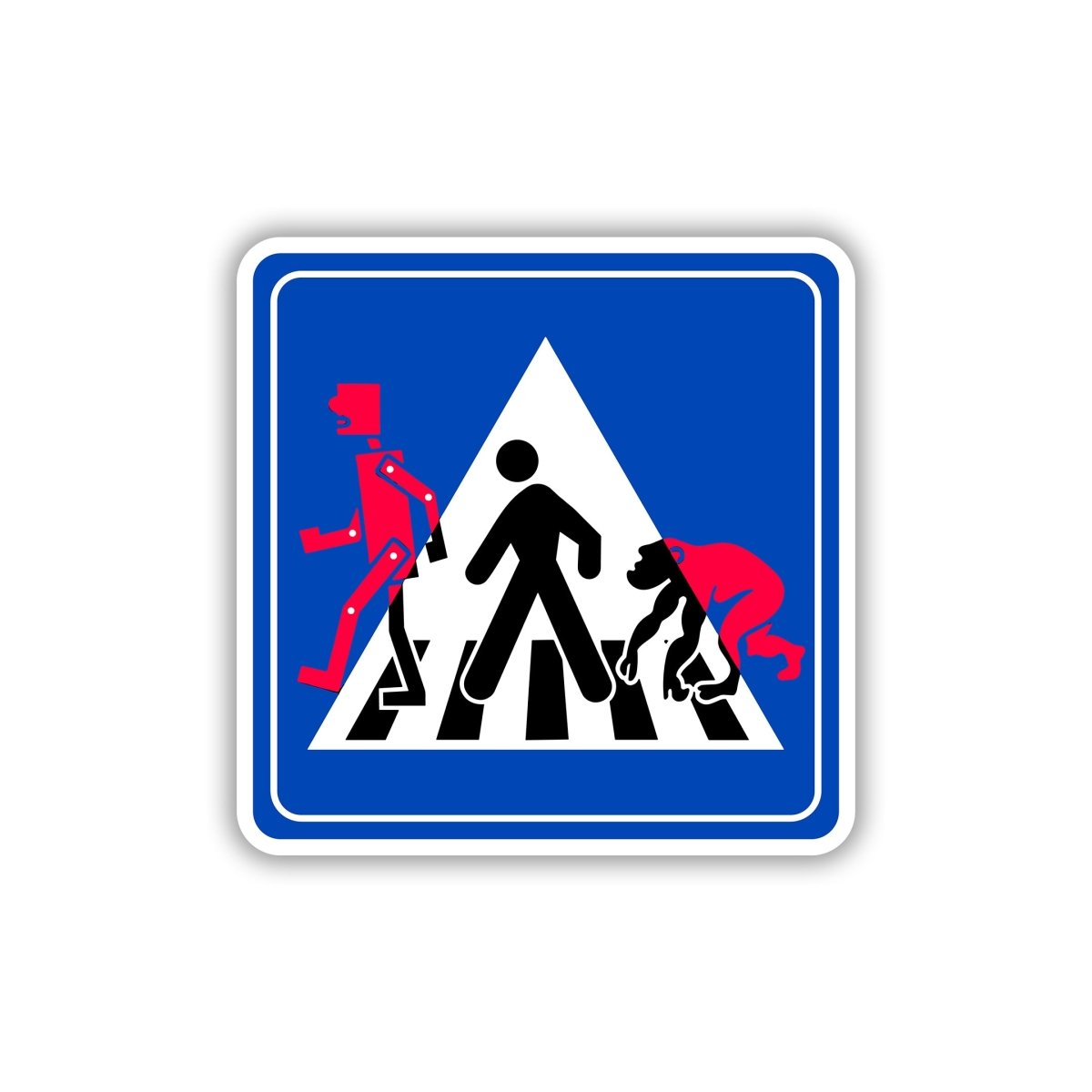 EVOLVING BUT NOT PROGRESSING STICKER - stickyfunk premium stickers