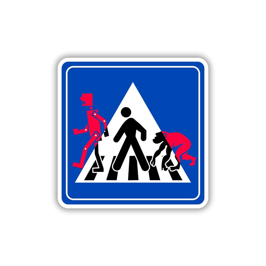 EVOLVING BUT NOT PROGRESSING STICKER