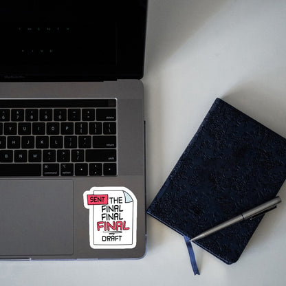 THE NEVER - ENDING DRAFT STICKER - stickyfunk premium stickers