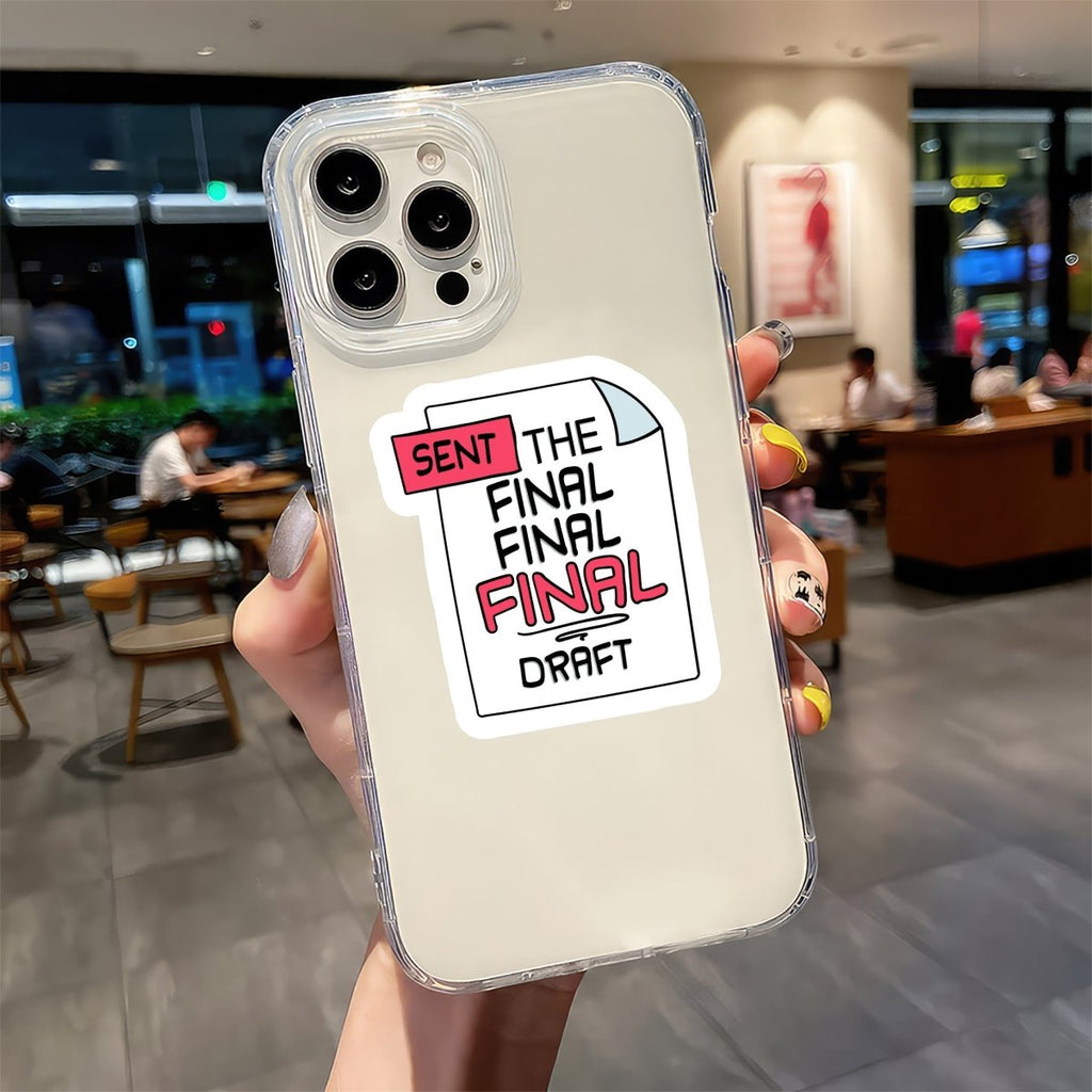 THE NEVER - ENDING DRAFT STICKER - stickyfunk premium stickers