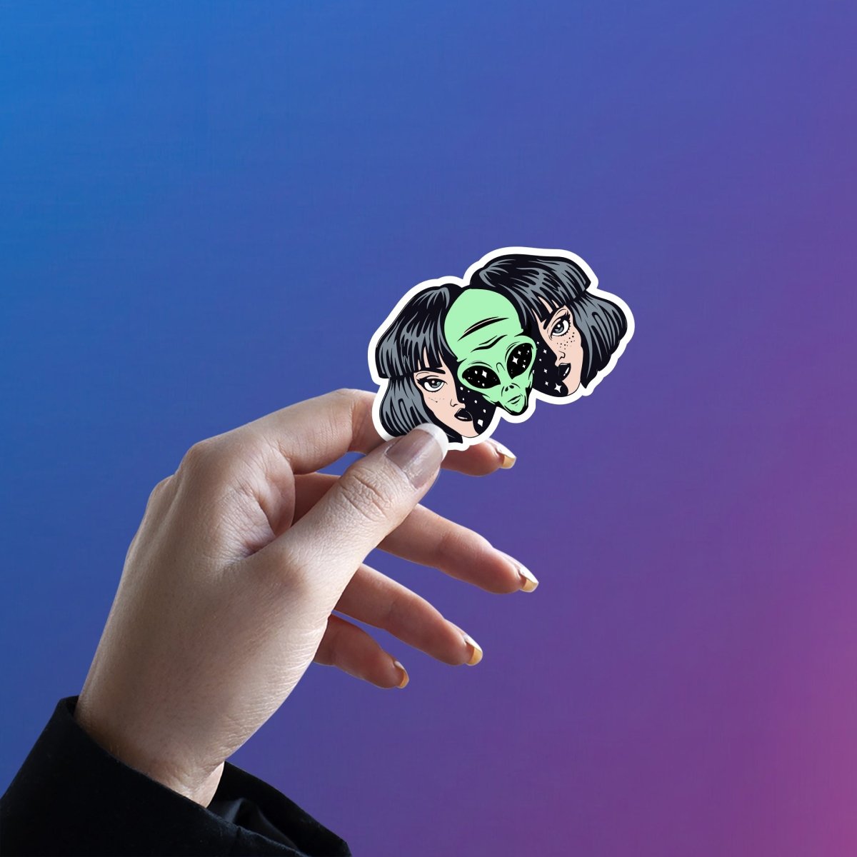 ALIEN KA SQUAD, EARTH PE FULL TASHAN STICKER - stickyfunk premium stickers