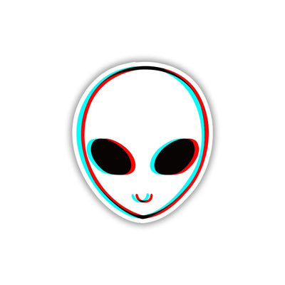 ALIEN BUT MAKE IT AESTHETIC STICKER