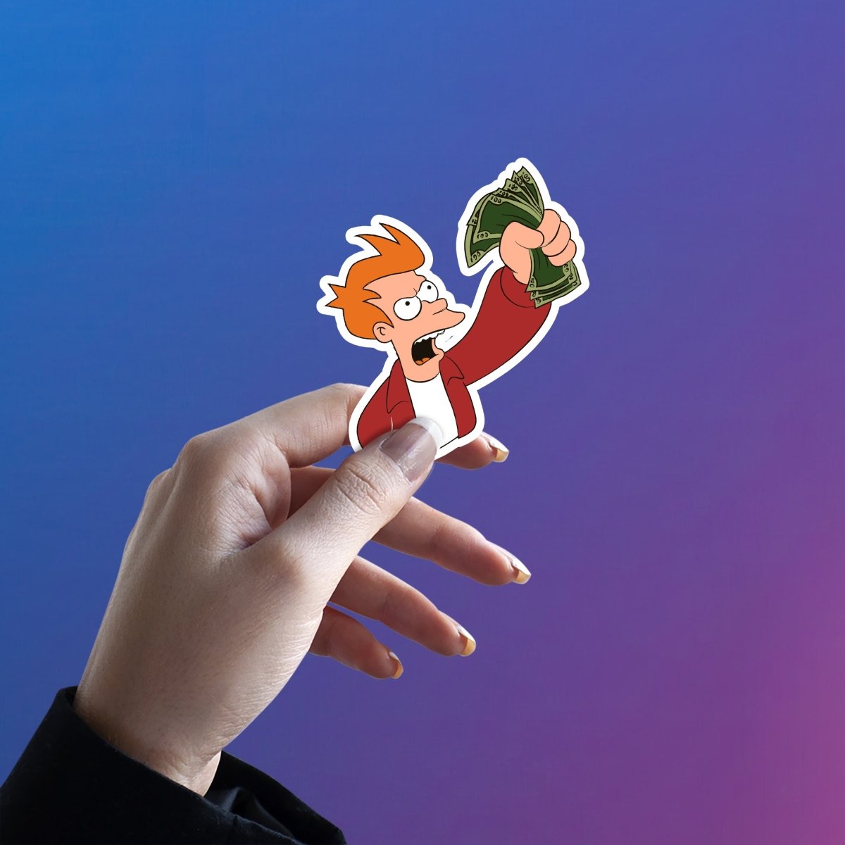 SHUT UP AND TAKE MY MONEY STICKER - stickyfunk premium stickers