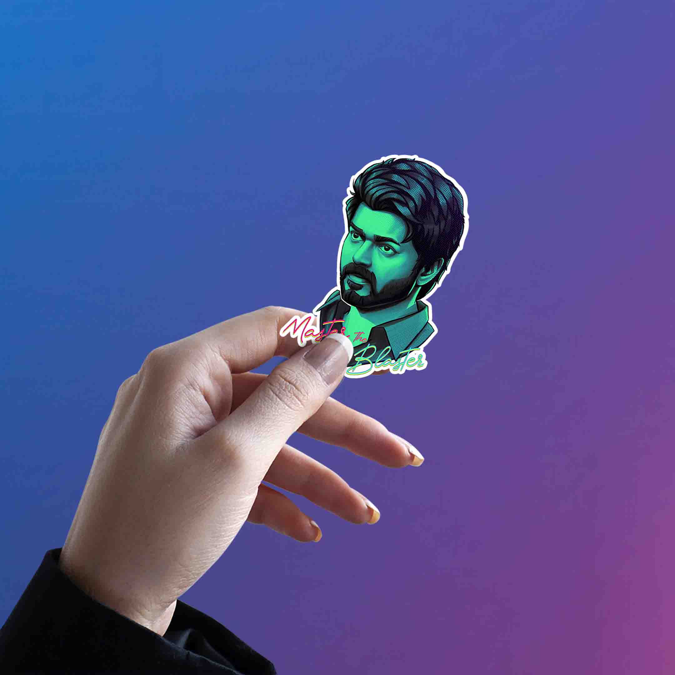 THALAPATHY VIJAY STICKER - 1 - stickyfunk premium stickers