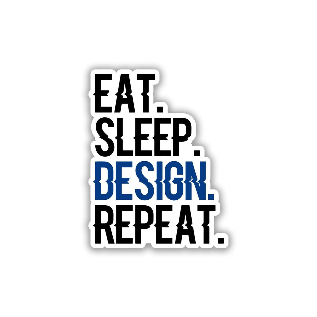 THE DESIGNER'S MANTRA STICKER - stickyfunk premium stickers