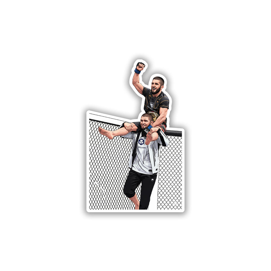 CAGE KINGLIFT - KHABIB & ISLAM STICKER