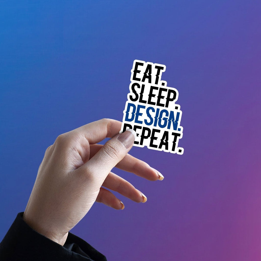 THE DESIGNER'S MANTRA STICKER - stickyfunk premium stickers