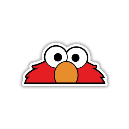 ELMO PEEKING - PANIC MODE STICKER - stickyfunk premium stickers