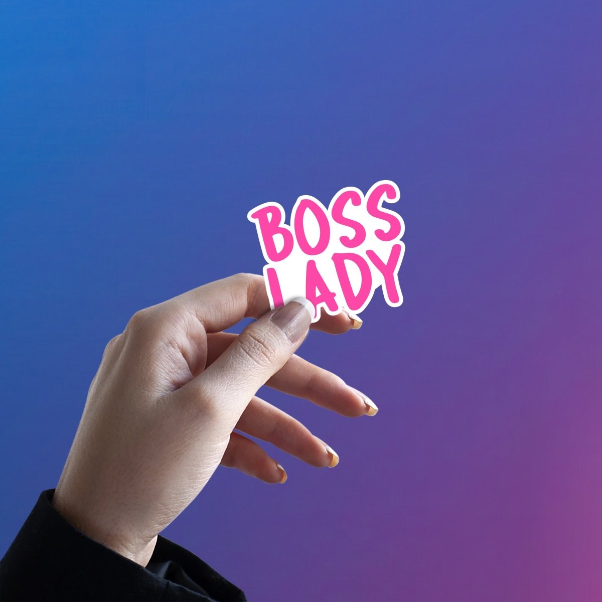 BOSS LADY VIBES STICKER - stickyfunk premium stickers
