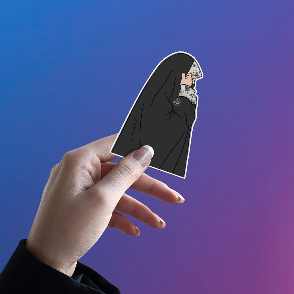 Muslim Girl Sticker - Hizab Sticker 7 - stickyfunk premium stickers