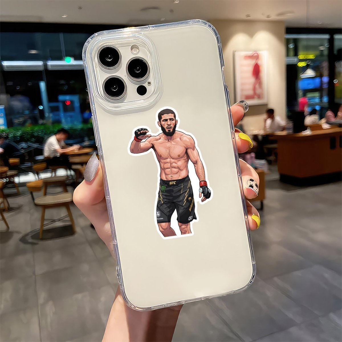 DAGESTAN PHANTOM - ISLAM MAKHACHEV STICKER - stickyfunk premium stickers