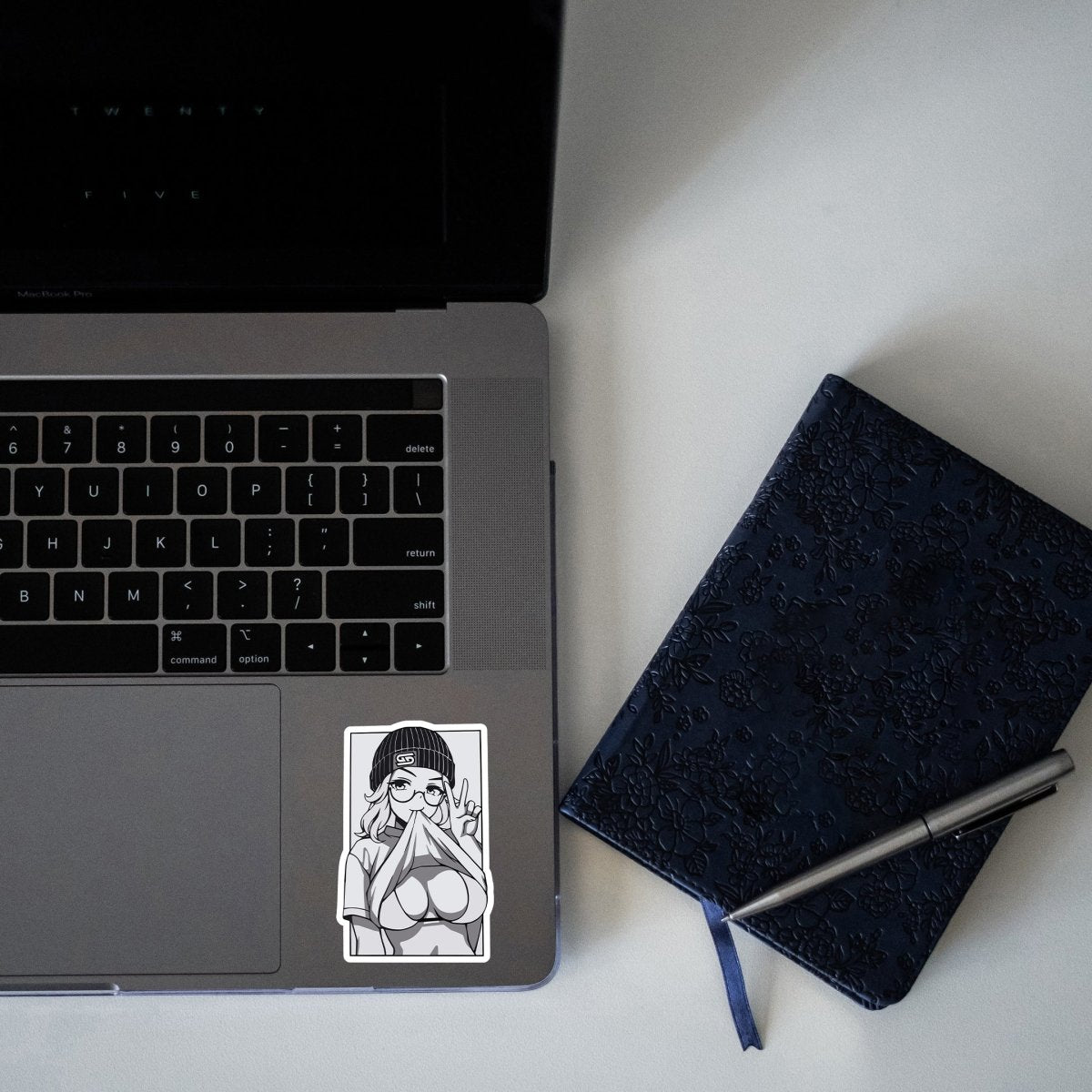 FACE NOT FOUND STICKER - stickyfunk premium stickers