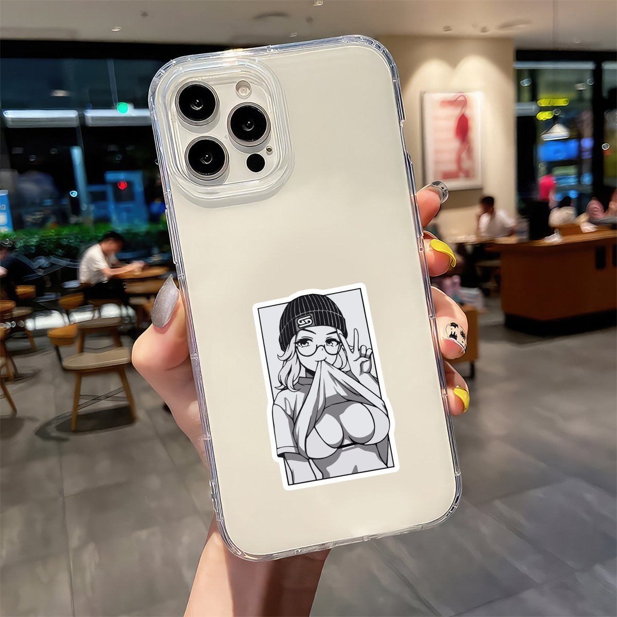 FACE NOT FOUND STICKER - stickyfunk premium stickers