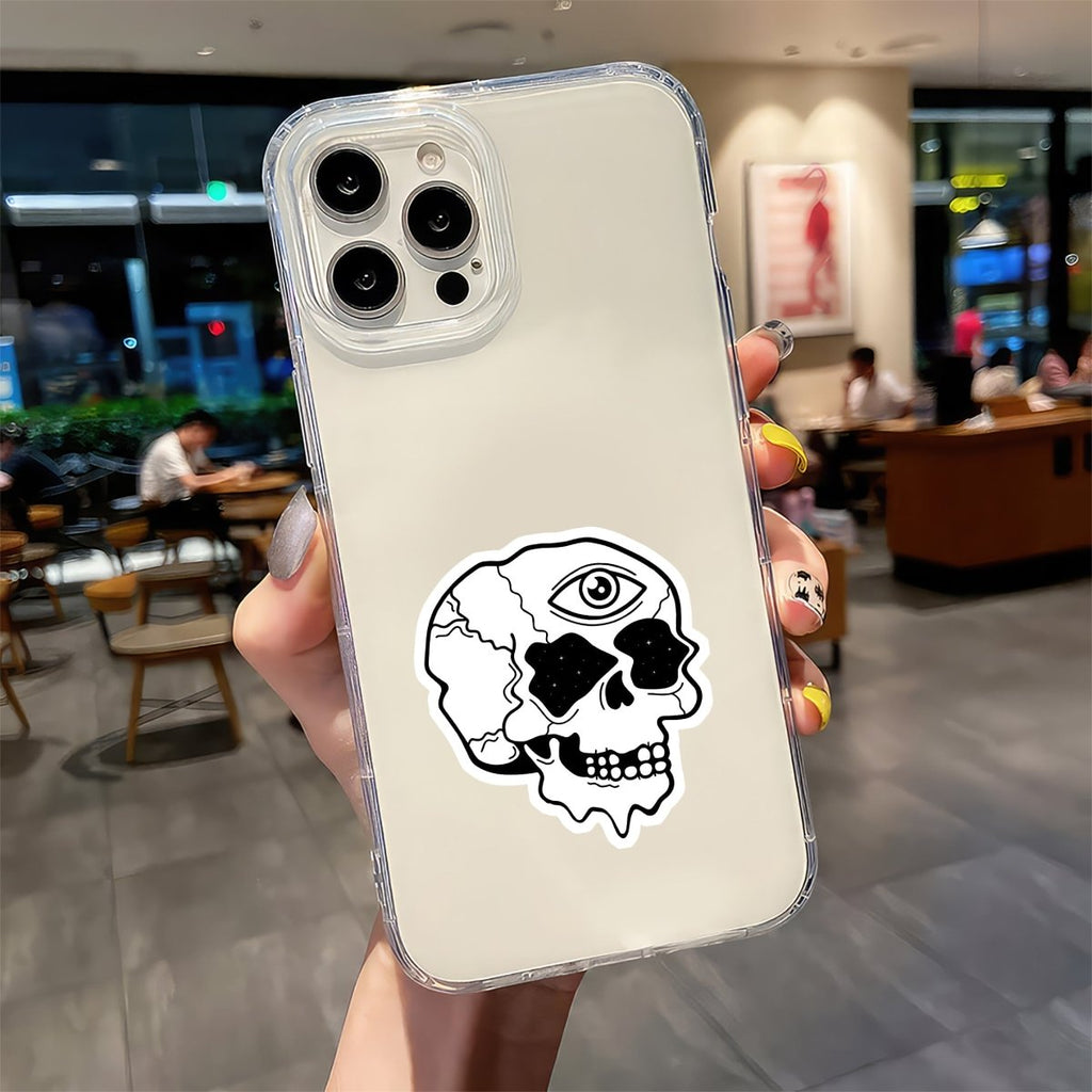 COSMIC SKULL VISION STICKER - stickyfunk premium stickers