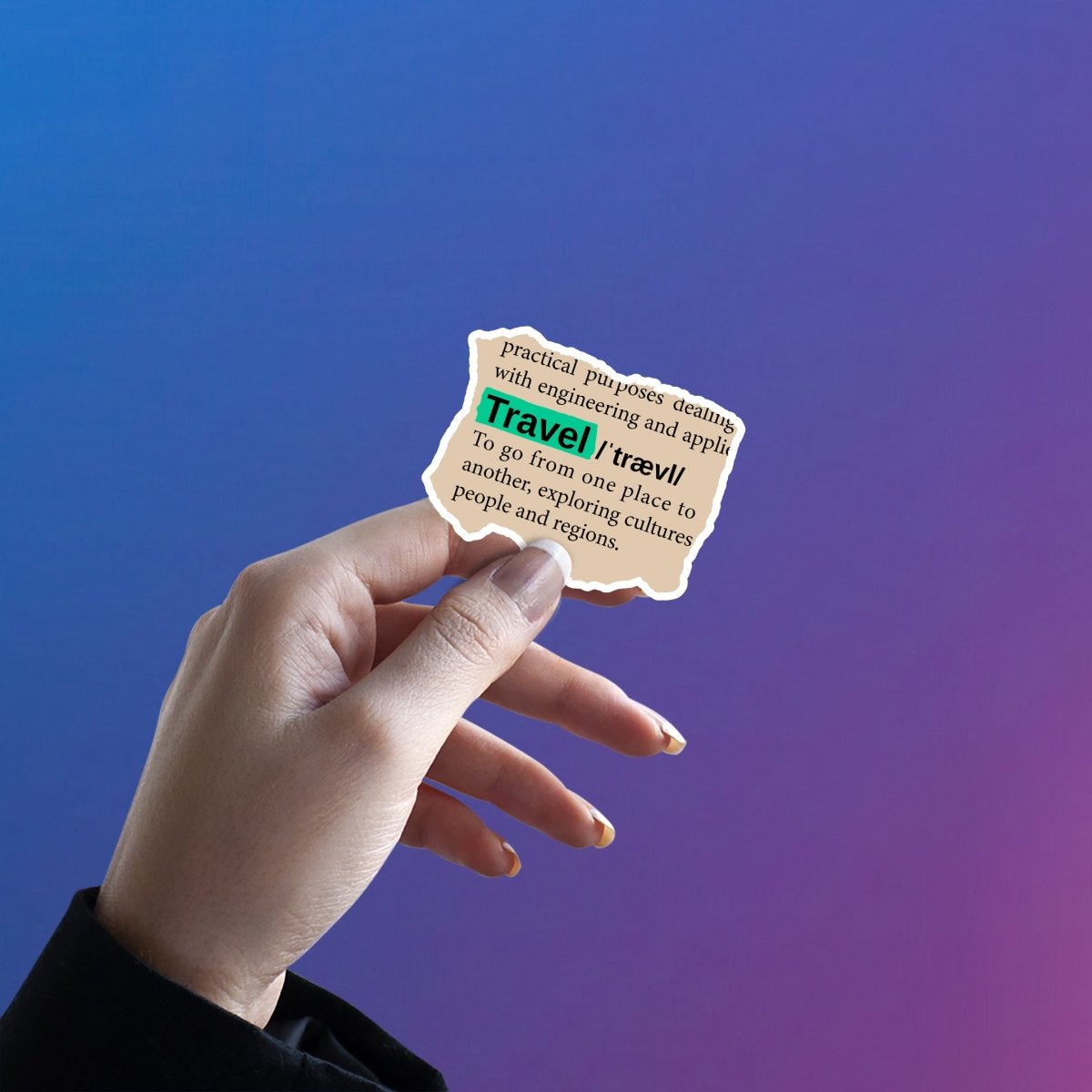 DICTIONARY DESTROYER STICKER - stickyfunk premium stickers