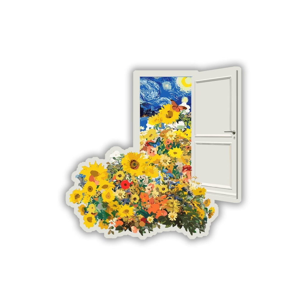 BLOSSOM ESCAPE STICKER - stickyfunk premium stickers