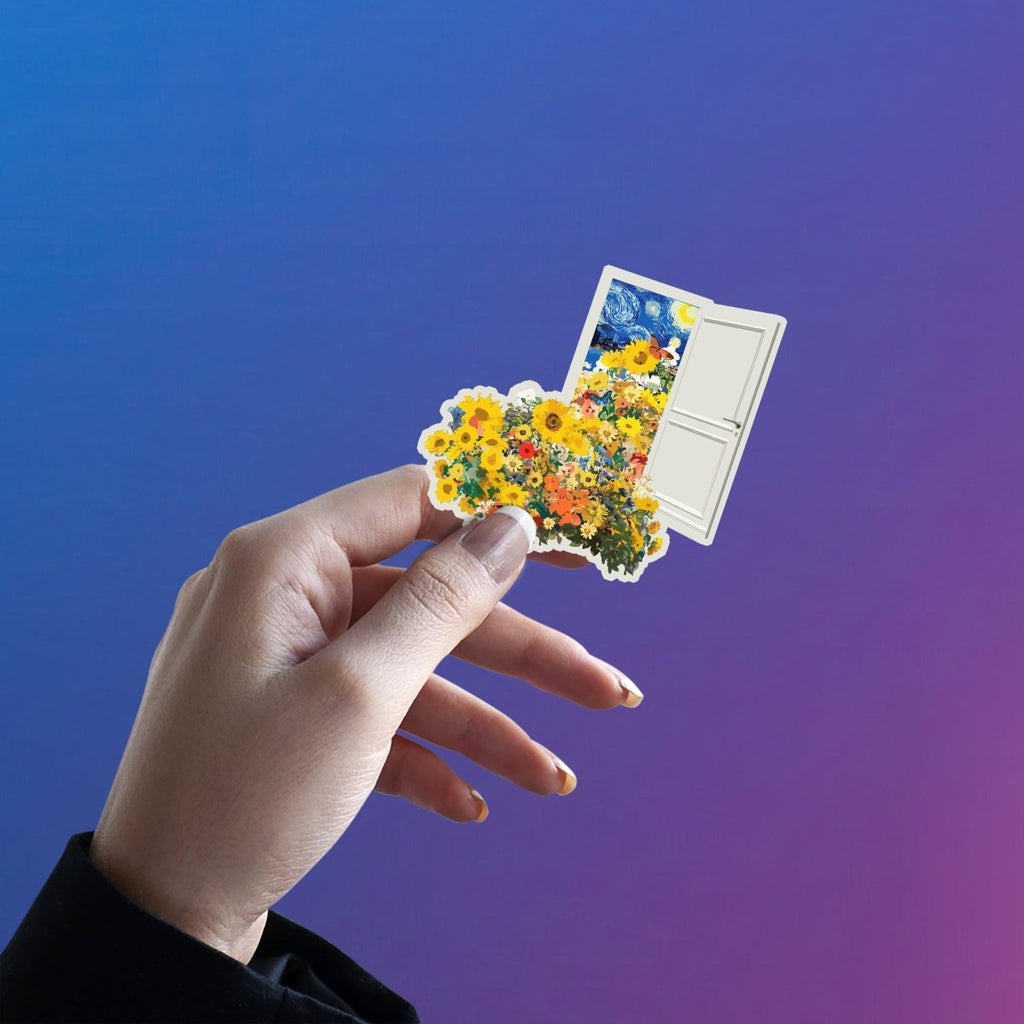 BLOSSOM ESCAPE STICKER - stickyfunk premium stickers