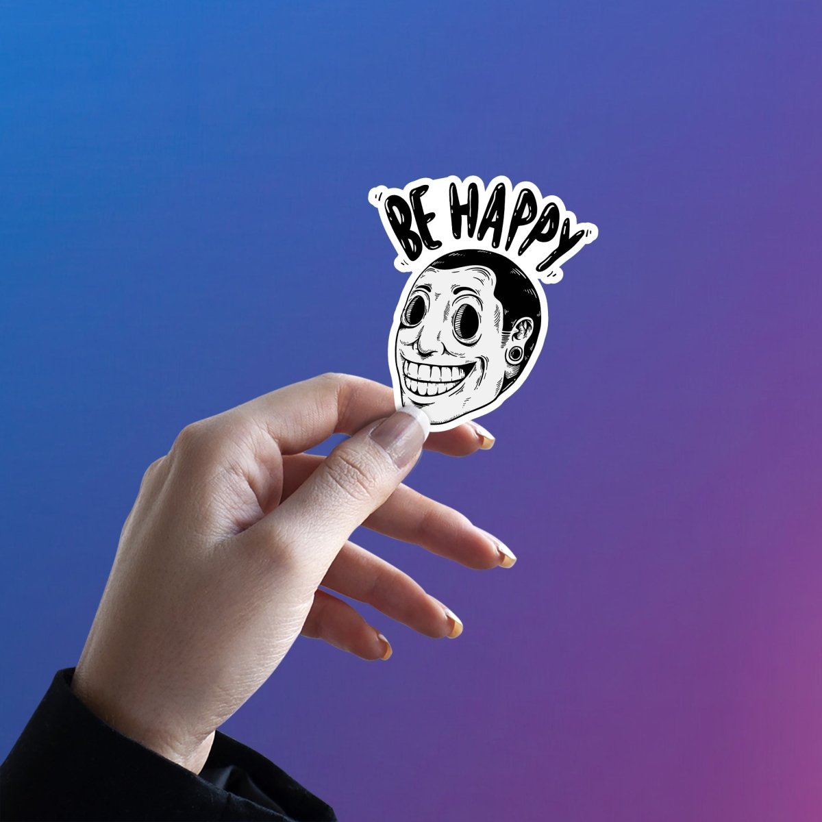 GHOSTLY WHISPERS STICKER - stickyfunk premium stickers