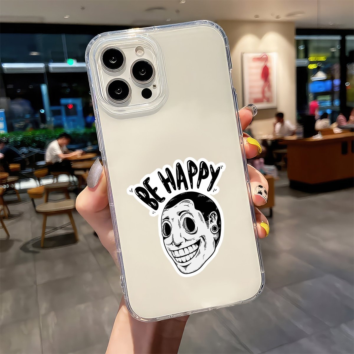 GHOSTLY WHISPERS STICKER - stickyfunk premium stickers