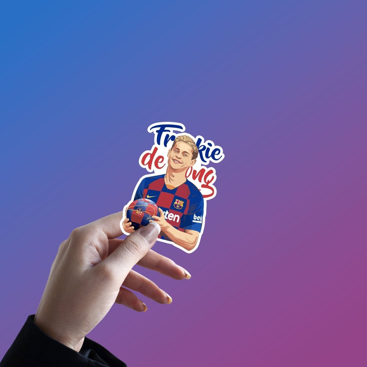 Frenkie de Jong STICKER - stickyfunk premium stickers