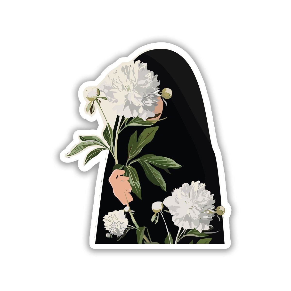 Muslim Girl Sticker - Hizab Sticker 8 - stickyfunk premium stickers