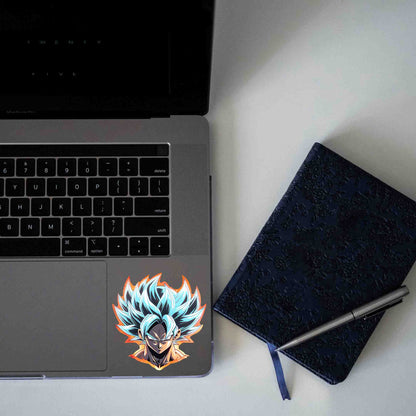 SUPER SAIYAN BLUE GOKU STICKER - stickyfunk premium stickers