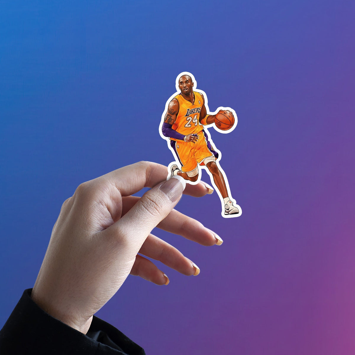 KOBE BRYANT - SHOWTIME 24 STICKER