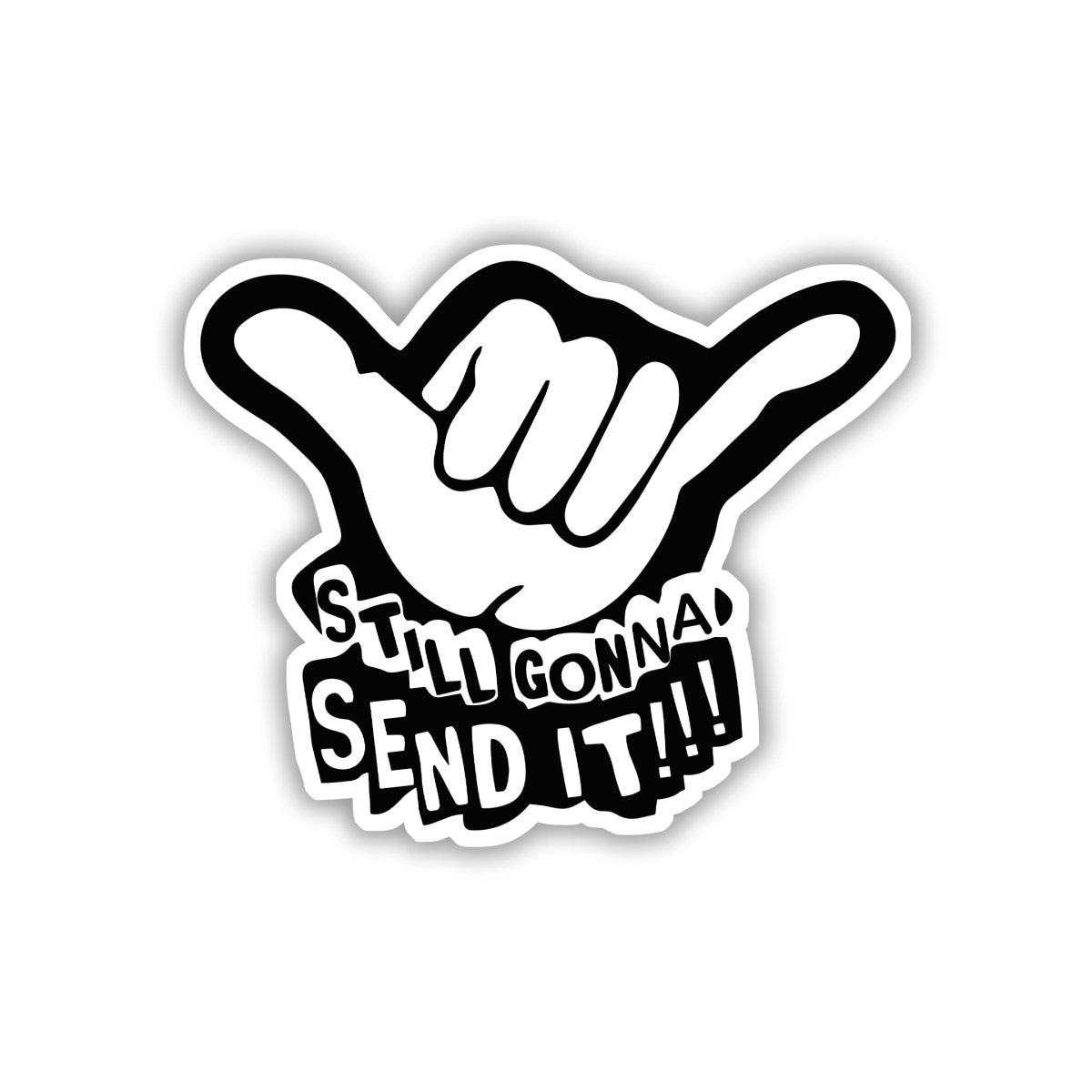 SHAKA SURGE STICKER - stickyfunk premium stickers