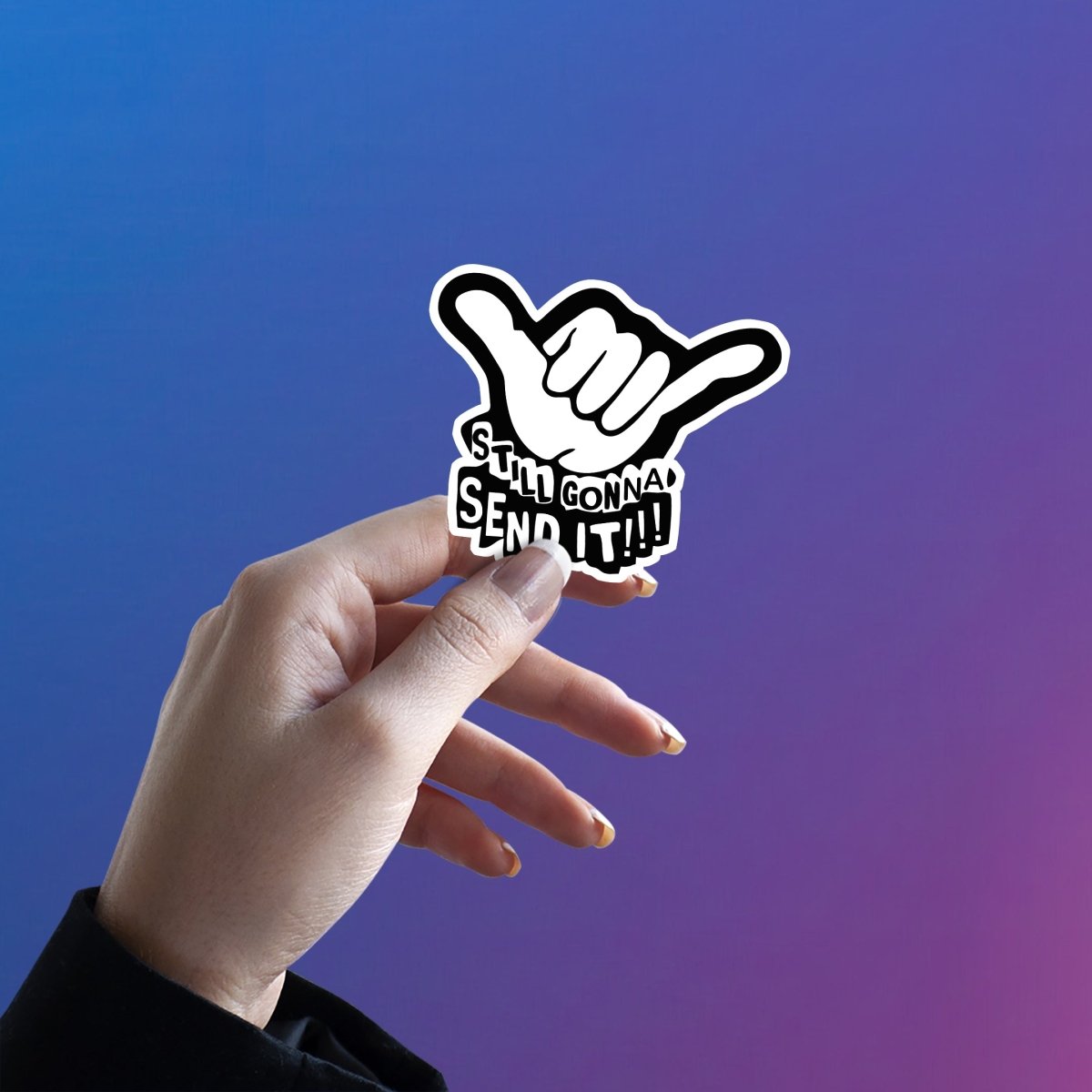 SHAKA SURGE STICKER - stickyfunk premium stickers