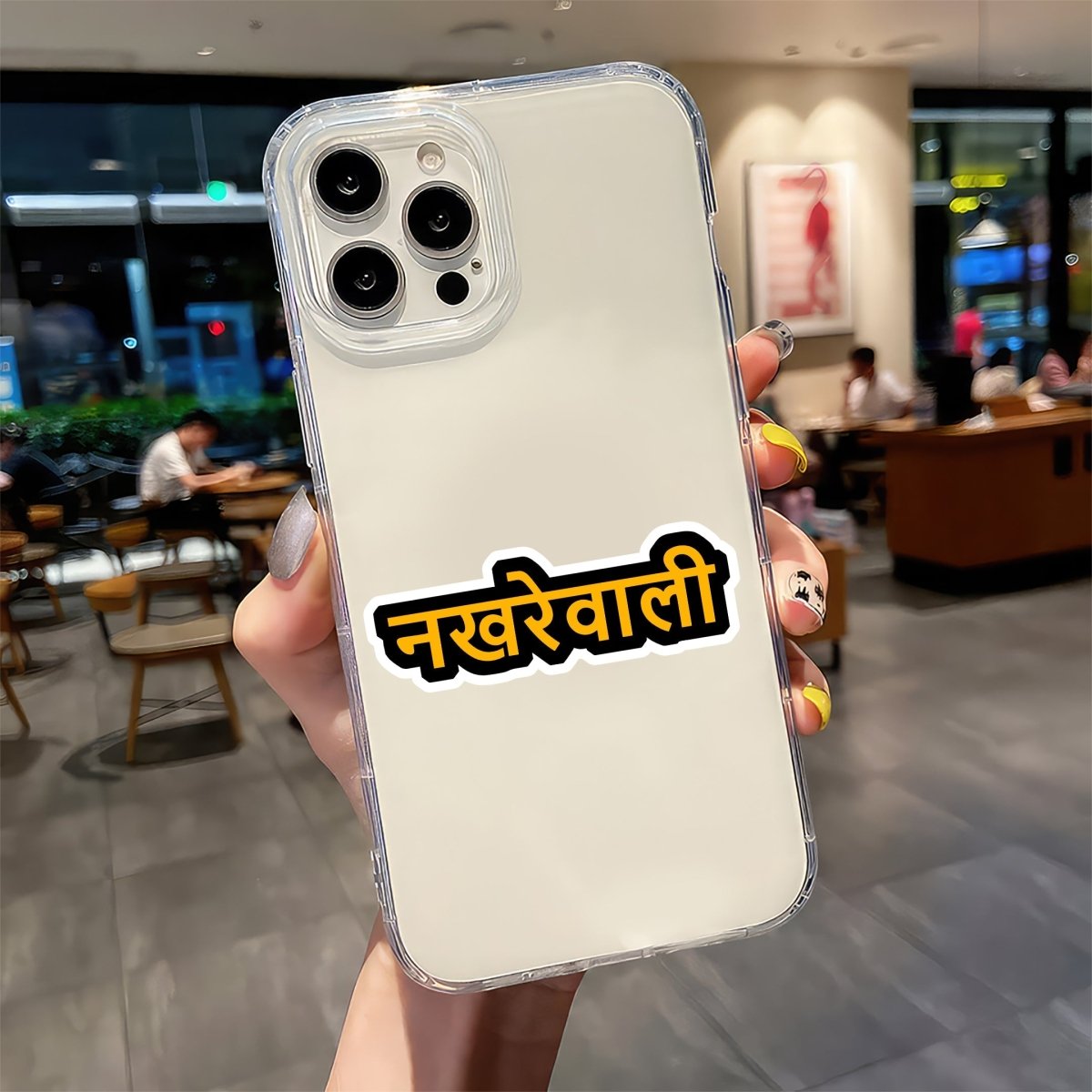NARAM GARAM MOOD MEIN - ALWAYS ON EDGE STICKER - stickyfunk premium stickers