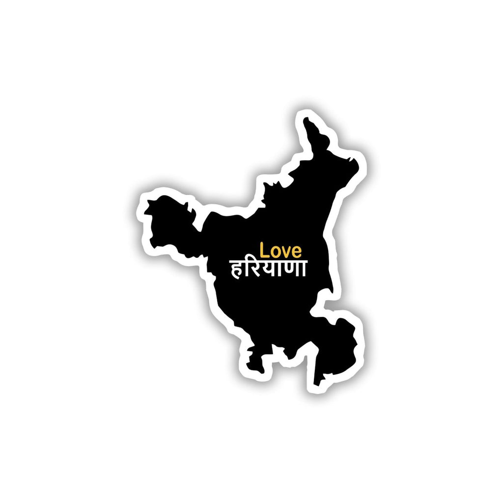 HARYANA LOVE STICKER - stickyfunk premium stickers