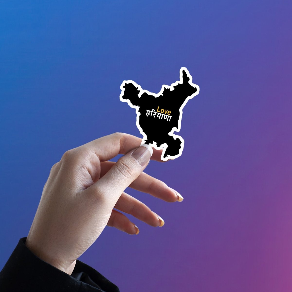 HARYANA LOVE STICKER - stickyfunk premium stickers