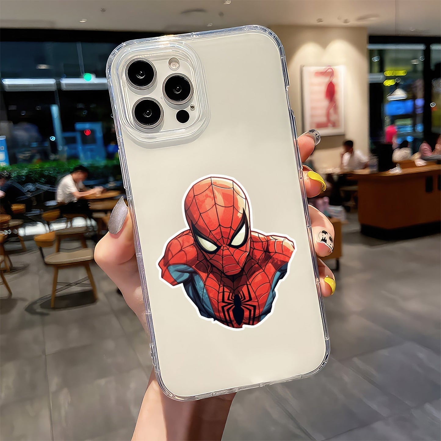 SPIDER-MAN BUST STICKER