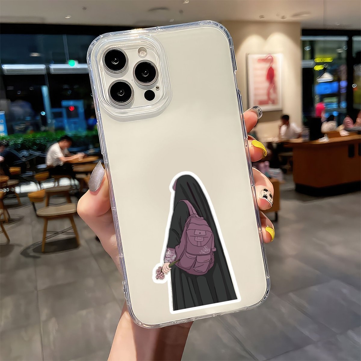 Muslim Girl Sticker - Hizab Sticker 9 - stickyfunk premium stickers