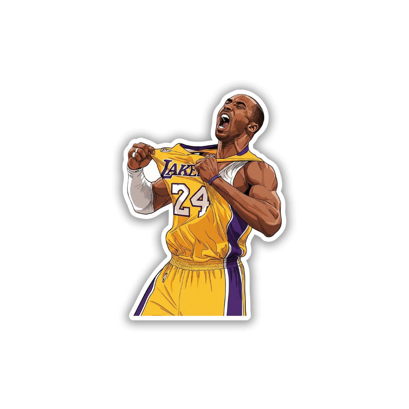 KOBE BRYANT - HEART OF THE LAKERS STICKER