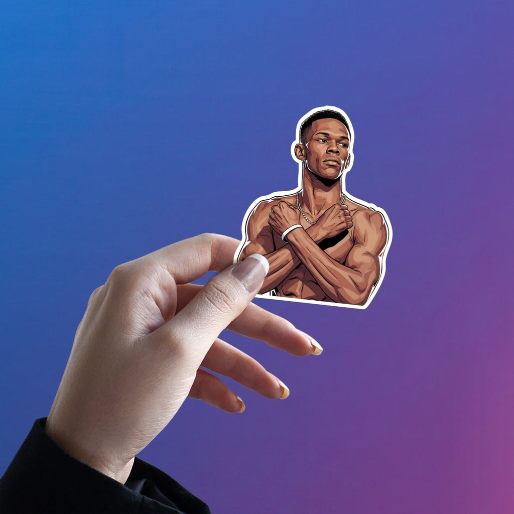 WARRIOR'S BOW - ISRAEL ADESANYA STICKER - stickyfunk premium stickers
