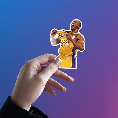 KOBE BRYANT - HEART OF THE LAKERS STICKER