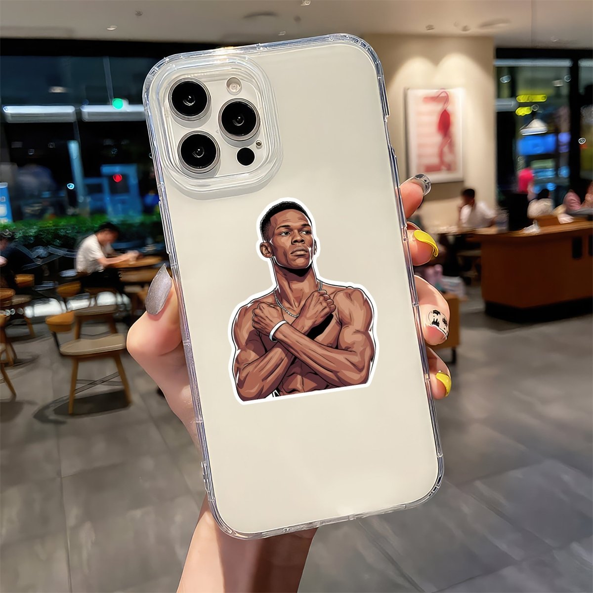 WARRIOR'S BOW - ISRAEL ADESANYA STICKER - stickyfunk premium stickers